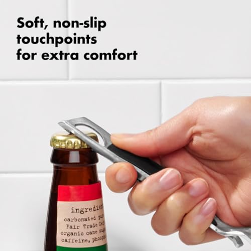 OXO Stainless Steel Bottle and Can Opener - Dual-Sided Kitchen Tool