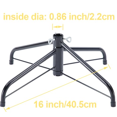 Heavy Duty Folding Christmas Tree Stand for 4-6 Ft Artificial Trees