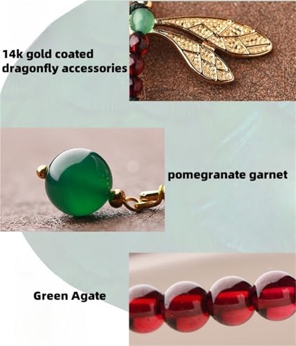 Decorative Dragonfly Hinge Toppers with Magnetic Attachment, Set of 2