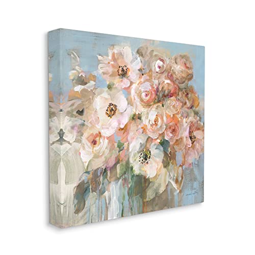 Stupell Industries Blushing Bouquet Pink White Floral Canvas Wall Art, Design by Danhui Nai