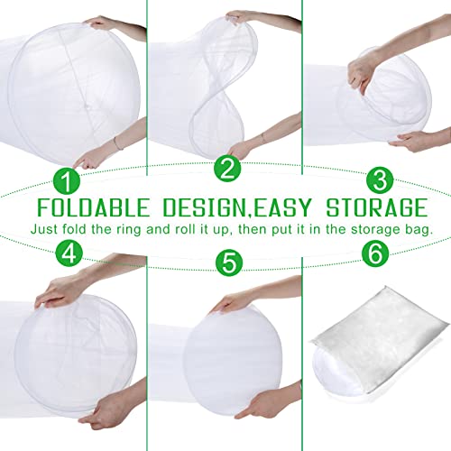 Dome Bed Canopy Mosquito Net - Fine Mesh Hanging Curtain for Twin & Queen Beds