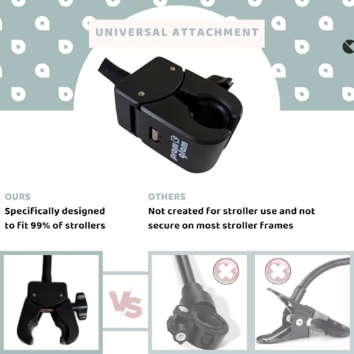 Universal Stroller Mirror for Baby - Shatter-Proof Rear-View Attachment