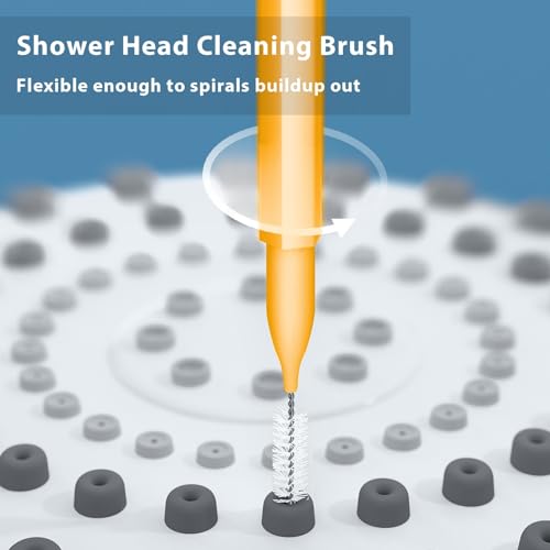 Shower Head Cleaner Brush & Pick Tool Set for Small Hole Unclogging