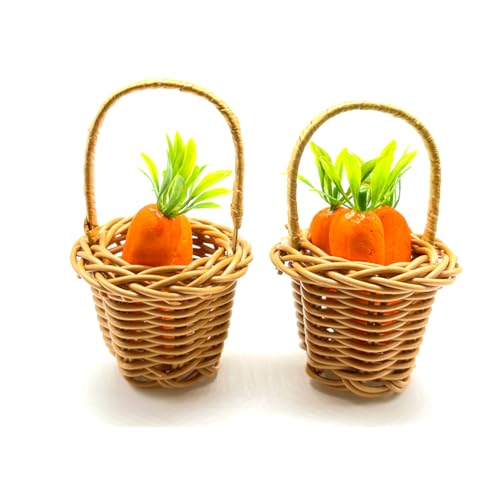24pcs Artificial Mini Carrots, Realistic Fake Vegetables for DIY Crafts