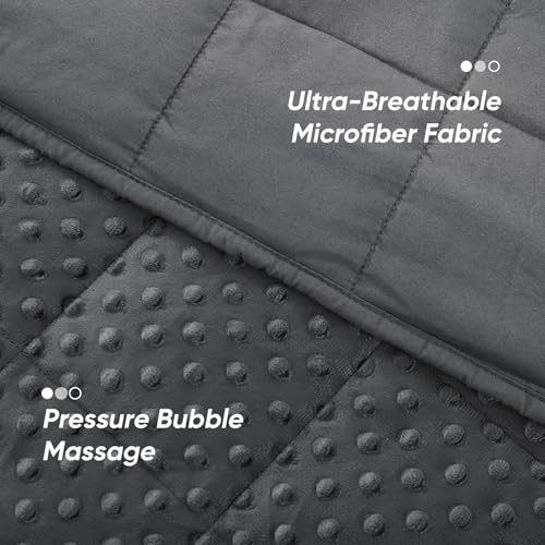 15 lb Weighted Blanket for Adults - Soft Crystal Velvet, 60x80