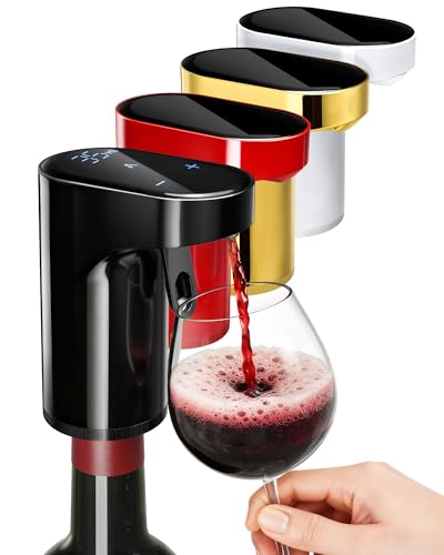 5-in-1 Black Wine Aerator and Liquor Dispenser with Pourer - Redsack