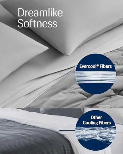 Cooling Comforter Blanket for Hot Sleepers, Lightweight King Bedding