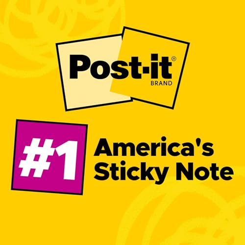 Sticky Notes, 3x3 Inches, 3 Lined Pads - Poptimistic Collection