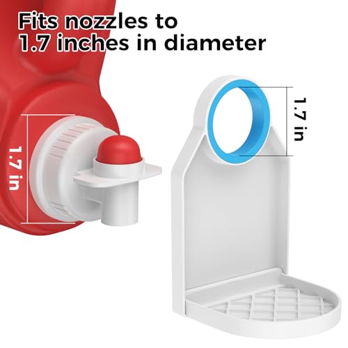 Laundry Detergent Dispenser Cup Holder with Nozzle Switch - Mess-Free Storage