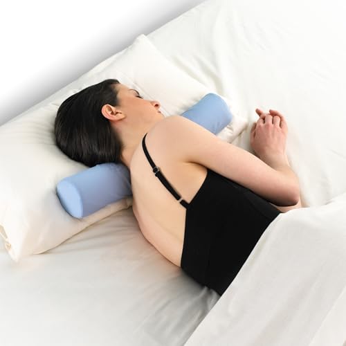 Cervical Roll Neck Support Pillow - 20" for Pain Relief & Comfort