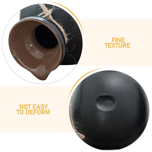 Ceramic Japanese Sake Bottle - Reusable Wine Flask with Spout, 4.52 x 3.54 in