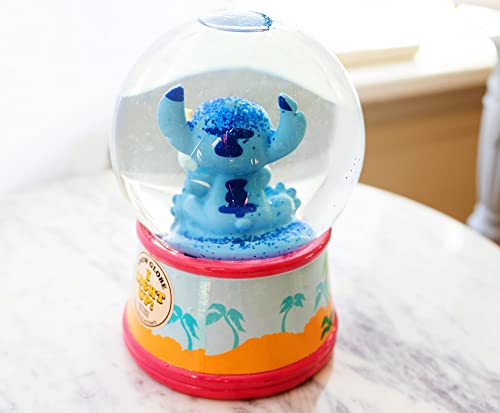 Stitch Light-Up Snow Globe 6-Inch Decorative Glitter Display Keepsake