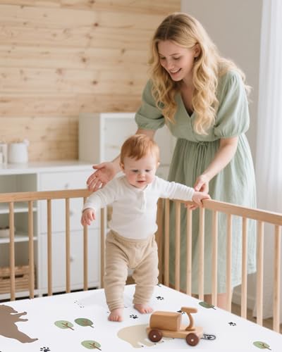 Pack and Play Mattress 38" x 26" - Waterproof & Washable Portable Playard Pad