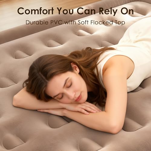 Queen Air Mattress with Built-in Pump - 18" Raised Inflatable Air Bed