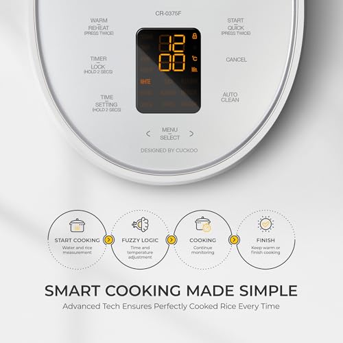 Micom Fuzzy Logic Electric Rice Cooker, 6-Cup Cooked Capacity, Nonstick