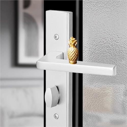Magnetic Decorative Pineapple Door Hinge Toppers - Set of 6