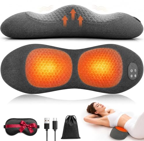 Cordless 3-in-1 Lumbar Support Massager with Heat & Stretch