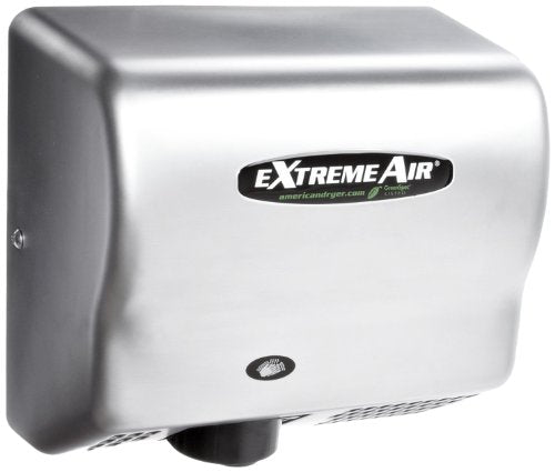American Dryer ExtremeAir GXT9-SS Stainless Steel High-Speed Hand Dryer, 10-12 Sec