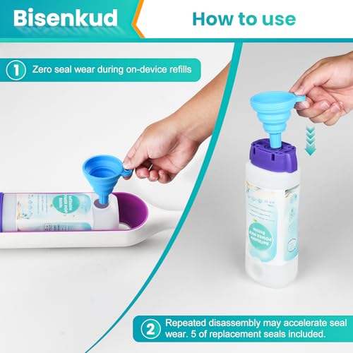 Refillable Floor Cleaner Solution Bottle for Power Mops - 720ml / 24 oz