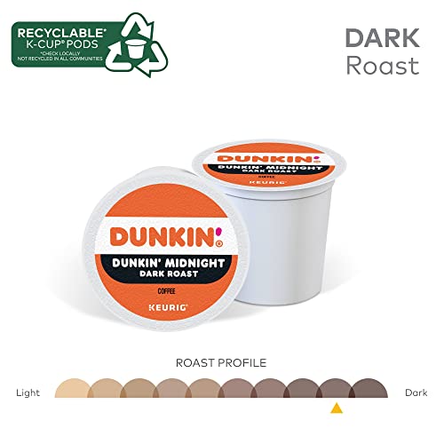 Dunkin Donuts K-Cup Pods, Original Dark Roast, 22/box