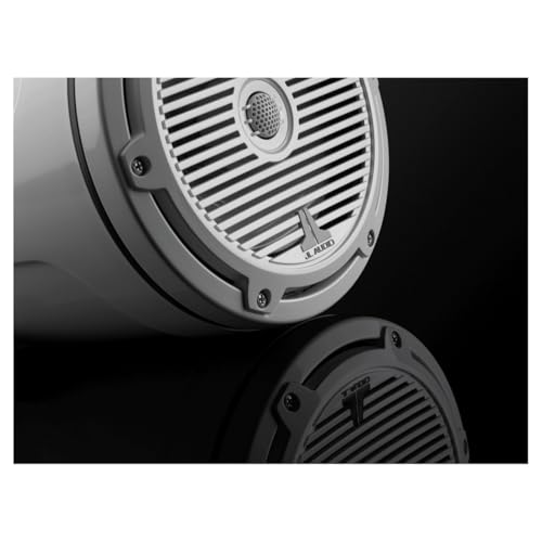 M3 7.7 Inch Enclosed Tower Speakers - White Classic Grille