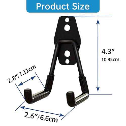 Heavy Duty Garage Storage Utility Hooks 2 Pack Wall Mount Iron Tool Hanger