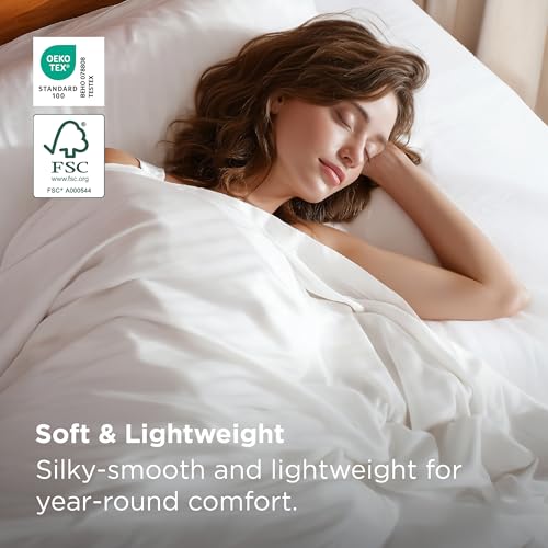 Cooling Duvet Cover Set - King Size, Bamboo Viscose, 3 Pieces