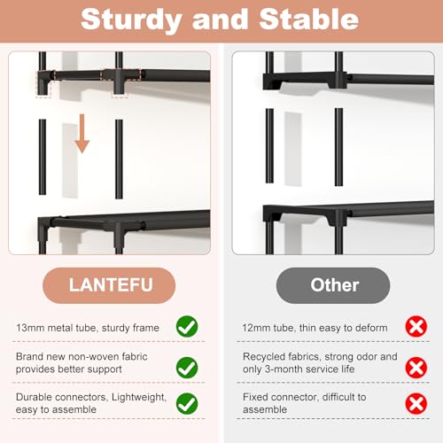 10-Tier Tall Narrow Shoe Rack Organizer with Hooks, Fits 20-25 Pairs