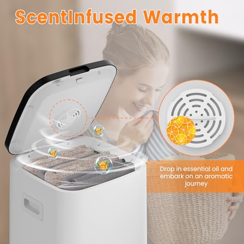 22L Electric Towel Warmer Bucket for Bathroom with Timer and Auto Shut Off