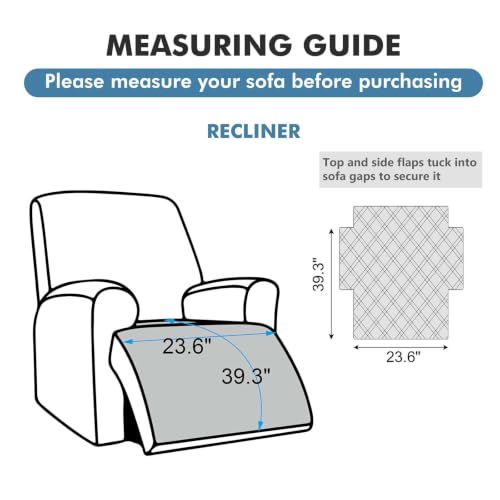 Waterproof Non-Slip Recliner Cover | Washable Pet Protector