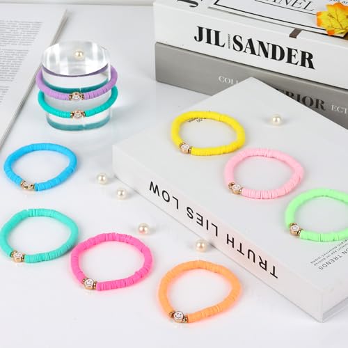 Colorful Preppy Friendship Bracelet Set for Kids Party Favors
