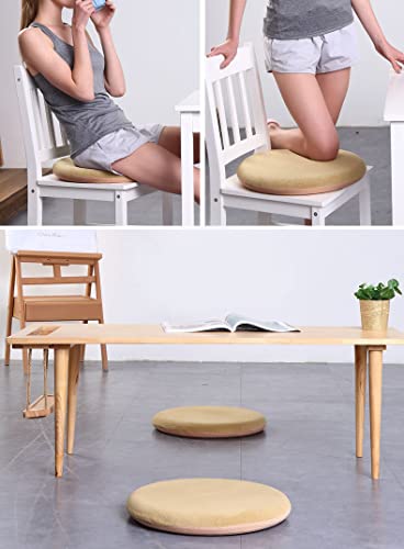16-Inch Round Memory Foam Seat Cushion, Anti-Slip Soft Chair Pad