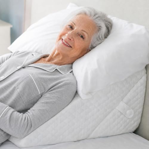 Adjustable Bed Wedge Pillow for Sleep Apnea & Chronic Pain Relief