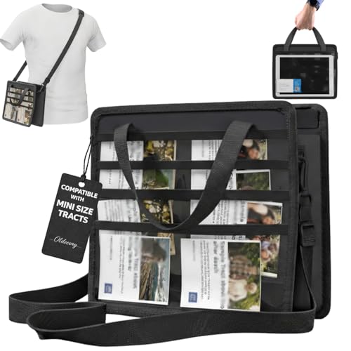 Ministry Organizer Bag for Tracts and Magazines, 11x9 Inch Field Service Case