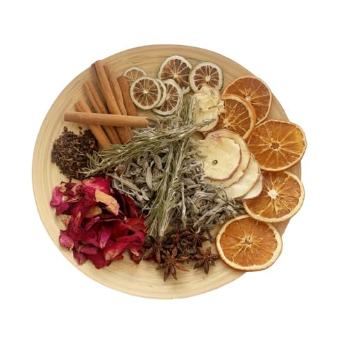 Natural Stovetop Simmer Pot Potpourri Kit with Dried Fruit and Spices