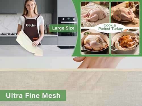 Organic Cheese Cloth - GOTS Certified, 36x36 Inch, Reusable Muslin for Straining & Crafts