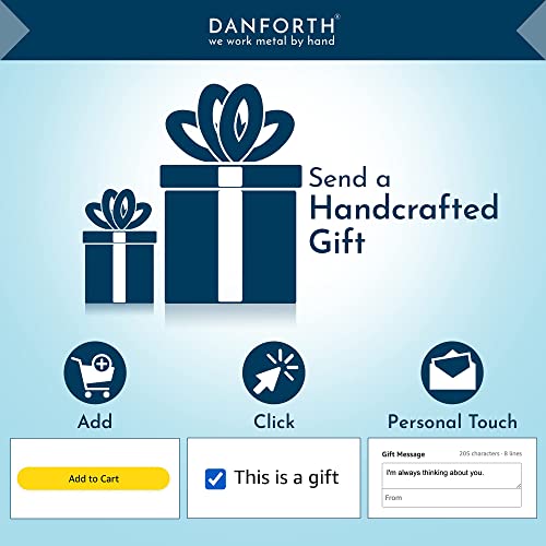 DANFORTH Covered Bridge Ornament | Pewter Handcrafted in USA