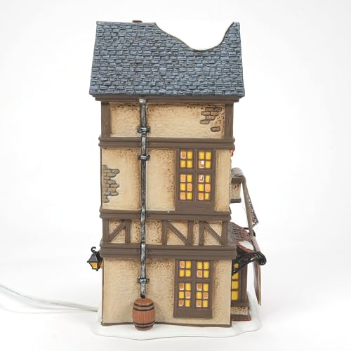 Dickens Village Kingsford Rug Merchant Lighted Porcelain Building, 8.46 Inch