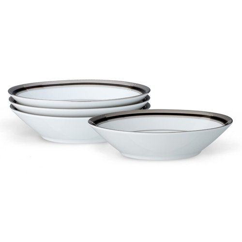 Noritake Austin Platinum Set of 4 Fruit Bowls, 5-1/2", 4 oz.