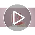 Unicorn Musical Jewelry Box for Girls with Spinning Doll - Letter A