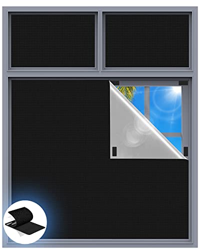 Portable Blackout Curtains 39" x 58" - 100% Light Blockage