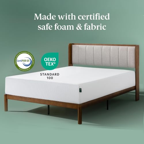 10-Inch Queen Green Tea Cooling Memory Foam Mattress - Medium Feel