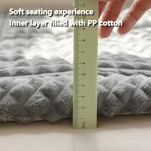 Quilted Loveseat Cover - Non-Slip Flannel Sofa Protector, 54"