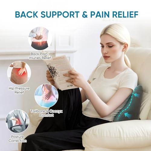 Ergonomic Lumbar Support Pillow for Recliners & Sofas
