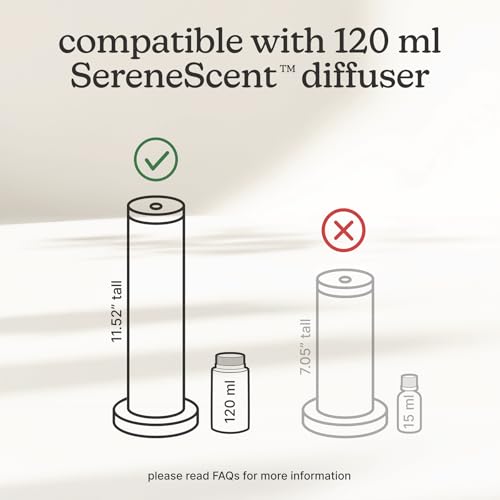 Vanilla Cedarwood Fragrance Oil Refill for Waterless Diffuser, 120ml