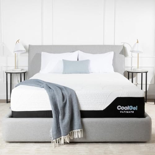 COOL GEL 12 Inch Queen Memory Foam Mattress - Cooling Gel & Pressure Relief