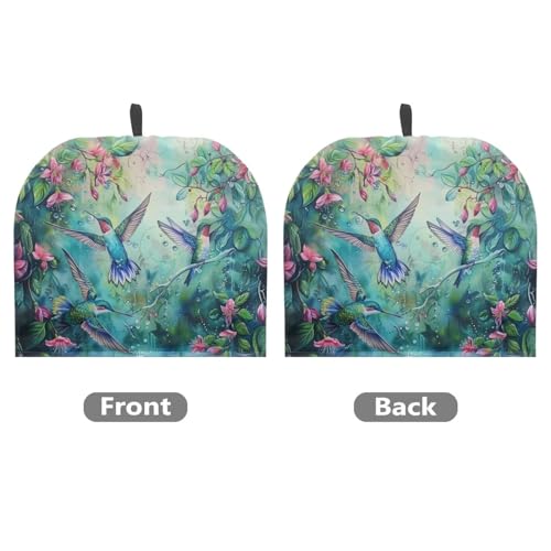 Hummingbird Floral Insulated Tea Cozy for Teapot - 13x10 Inch Kitchen Decor
