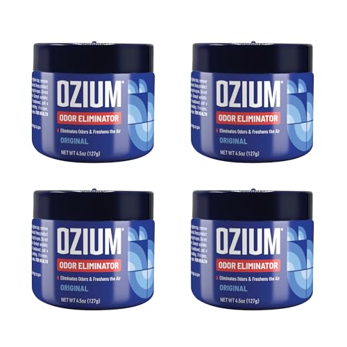 Odor Eliminating Gel Air Freshener for Smoke & Pets, Original Scent, 4-Pack
