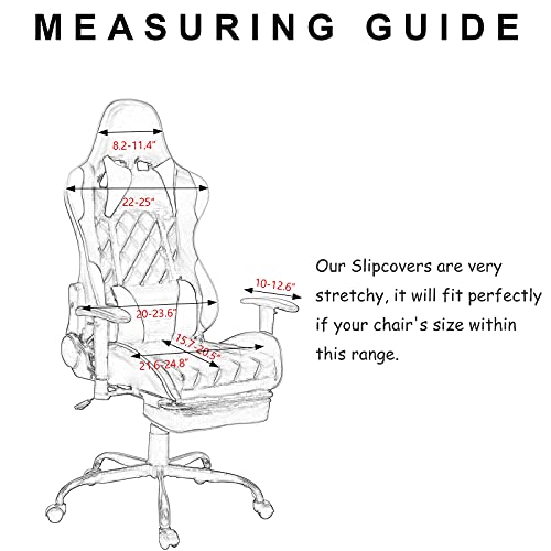 Gaming Chair Slipcover - Stretch Protector for Reclining Chairs
