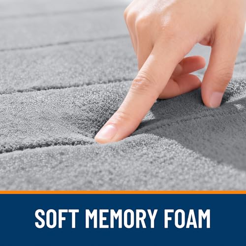 OLANLY Memory Foam Bath Mat 30x20 Super Soft Absorbent Bathroom Rug